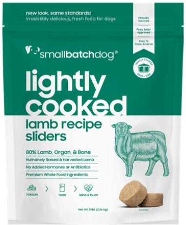 Smallbatch Dog Lightly Cooked Lamb Recipe 5lbs (PICK UP IN STORE ONLY)