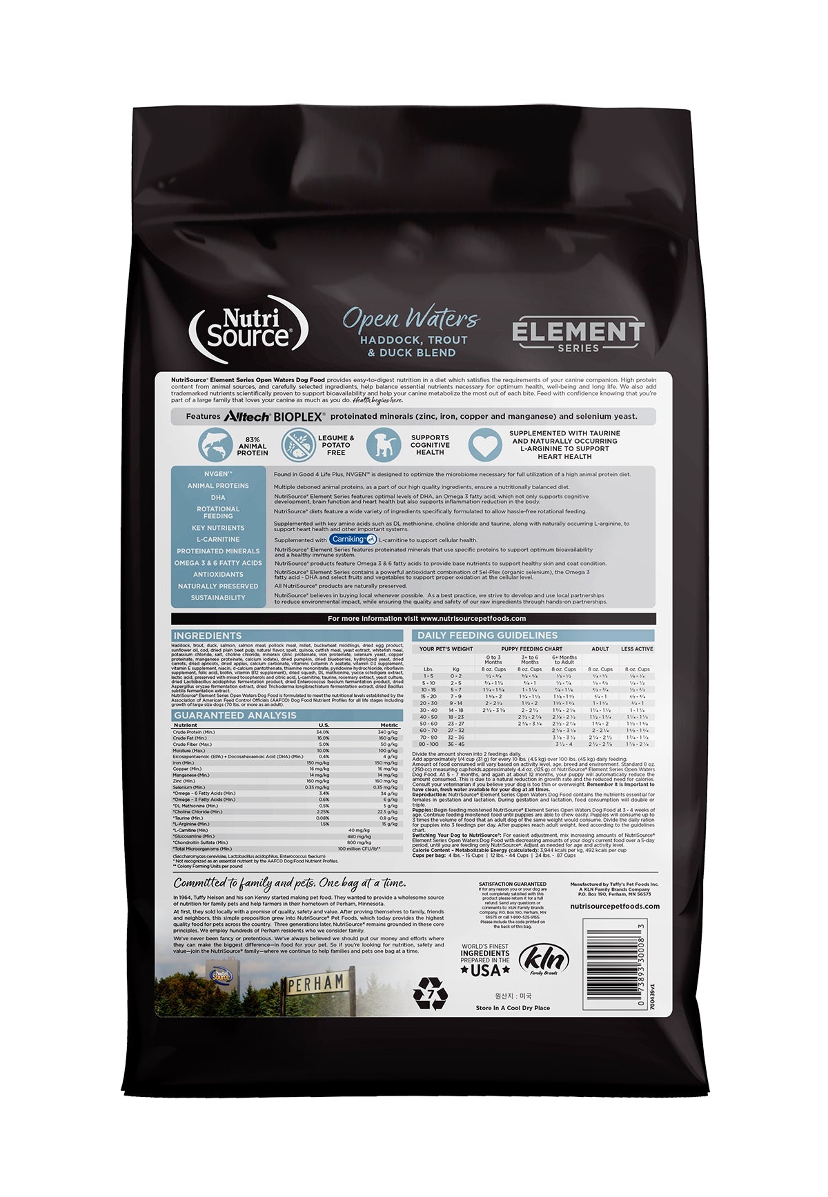 Element Series Open Waters Recipe