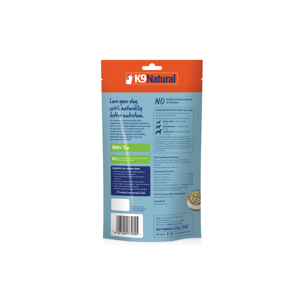 Lamb Green Tripe Freeze-Dried Booster