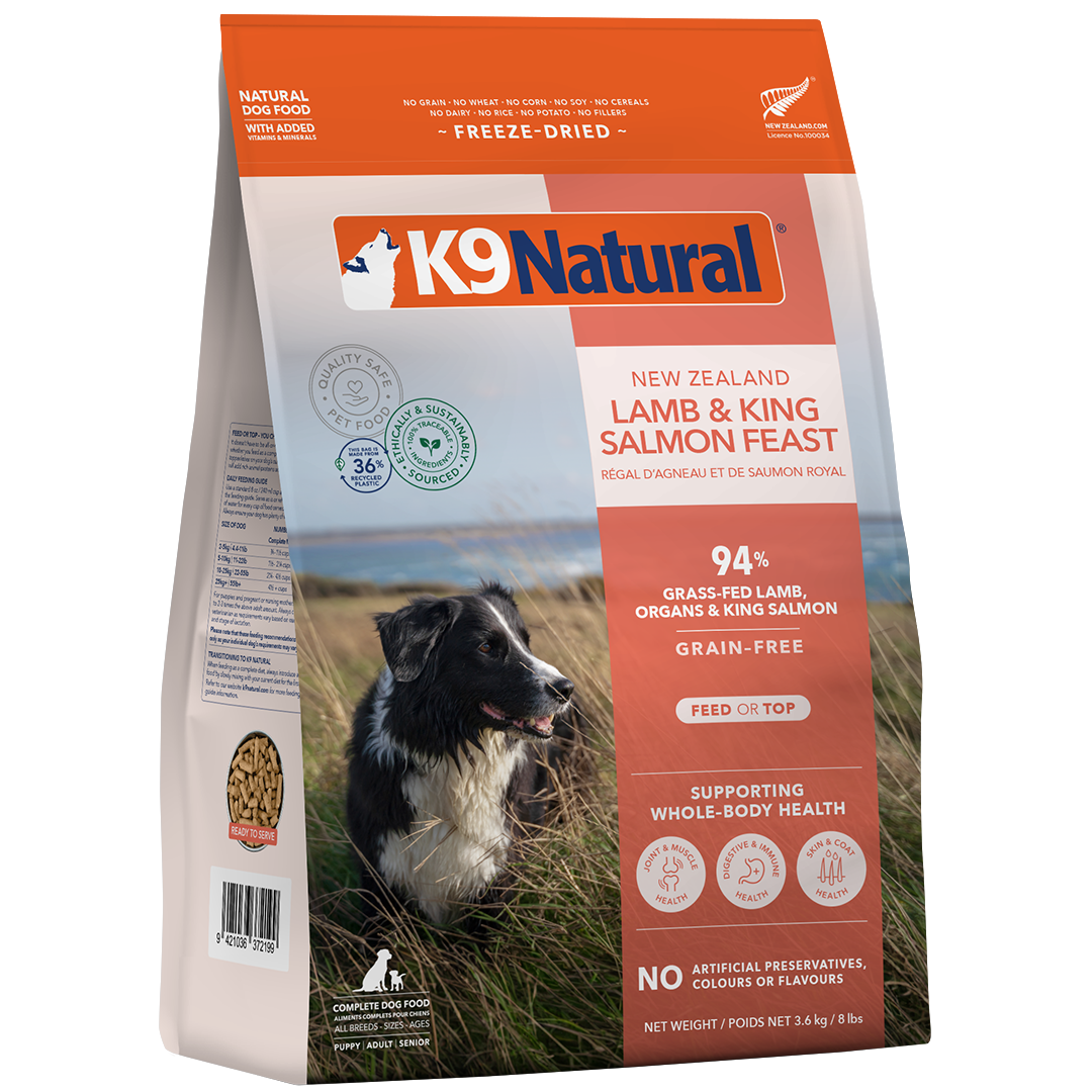 Lamb & King Salmon Feast Freeze-Dried Dog Food