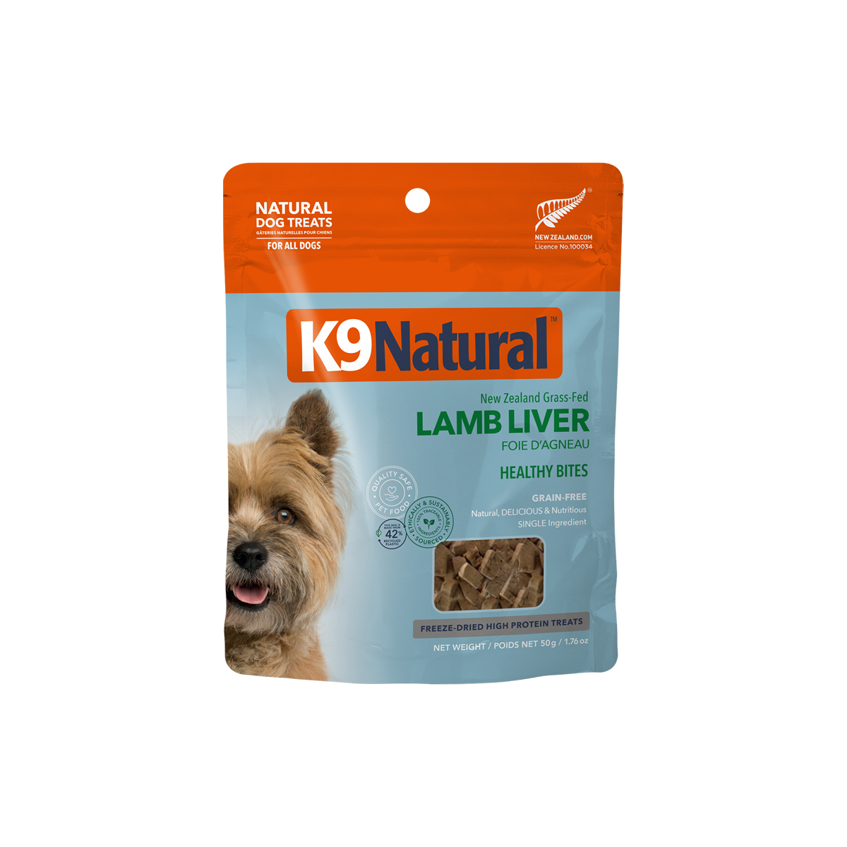 Lamb Liver Healthy Bites Dog Treats