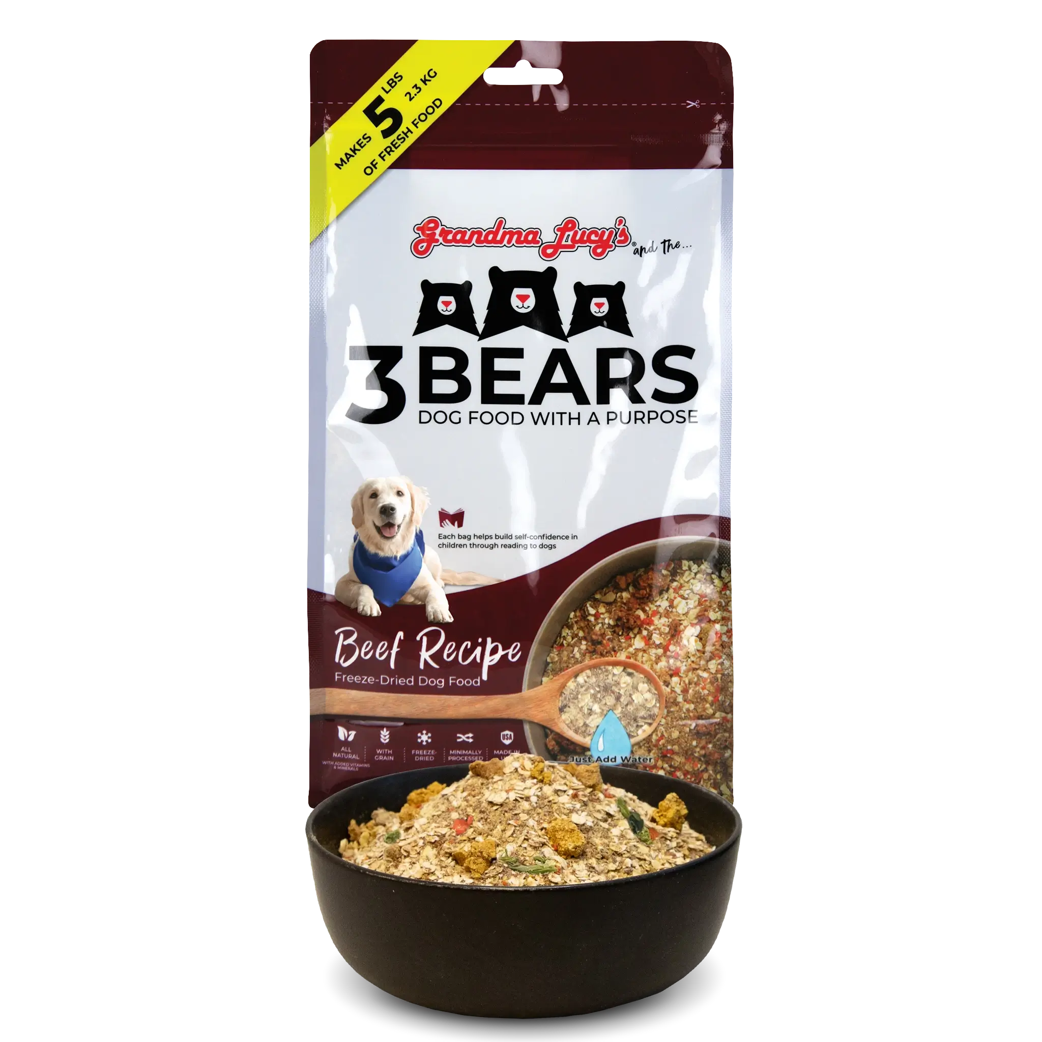 1LB - 3 Bears Beef