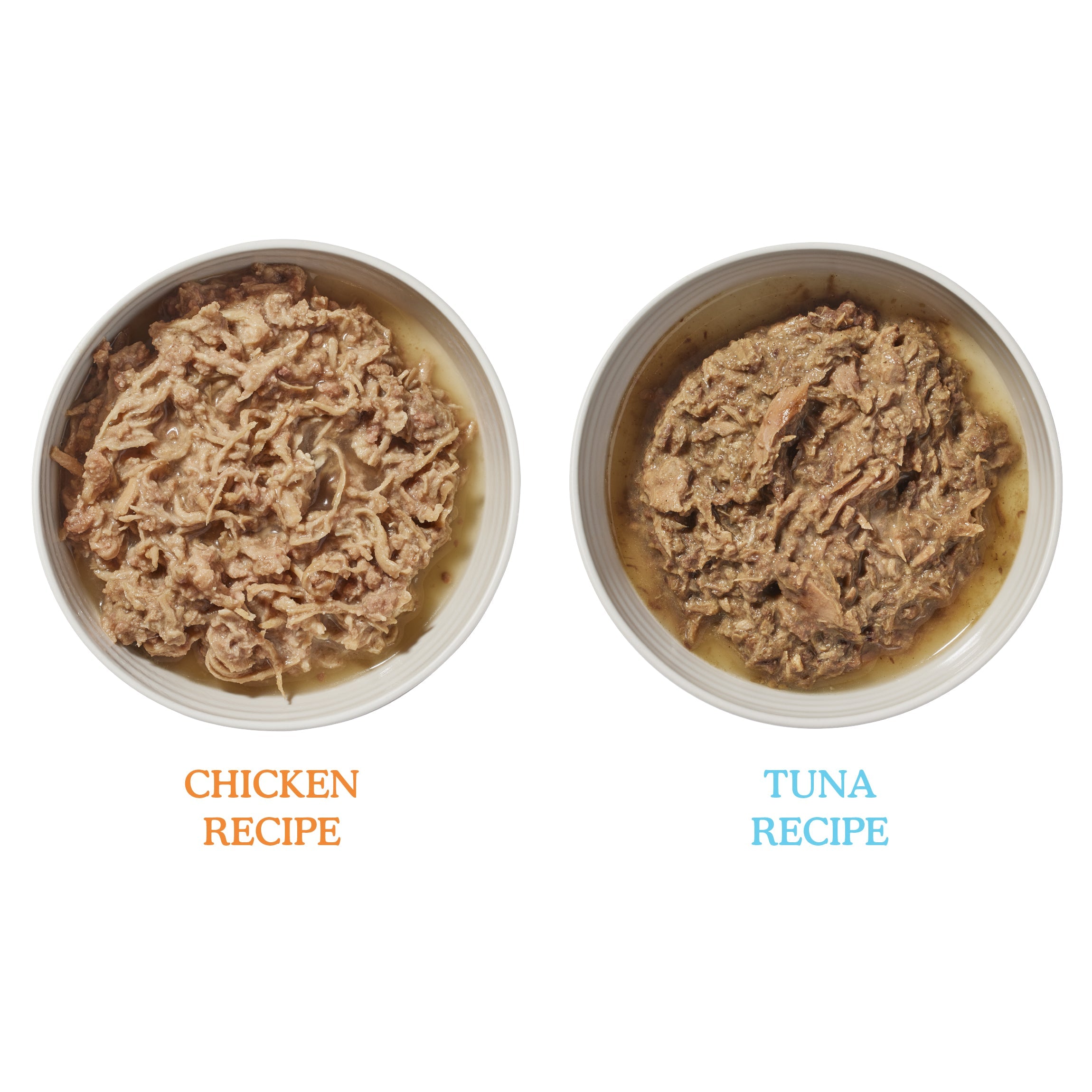 Chicken and Tuna Shreds in Broth