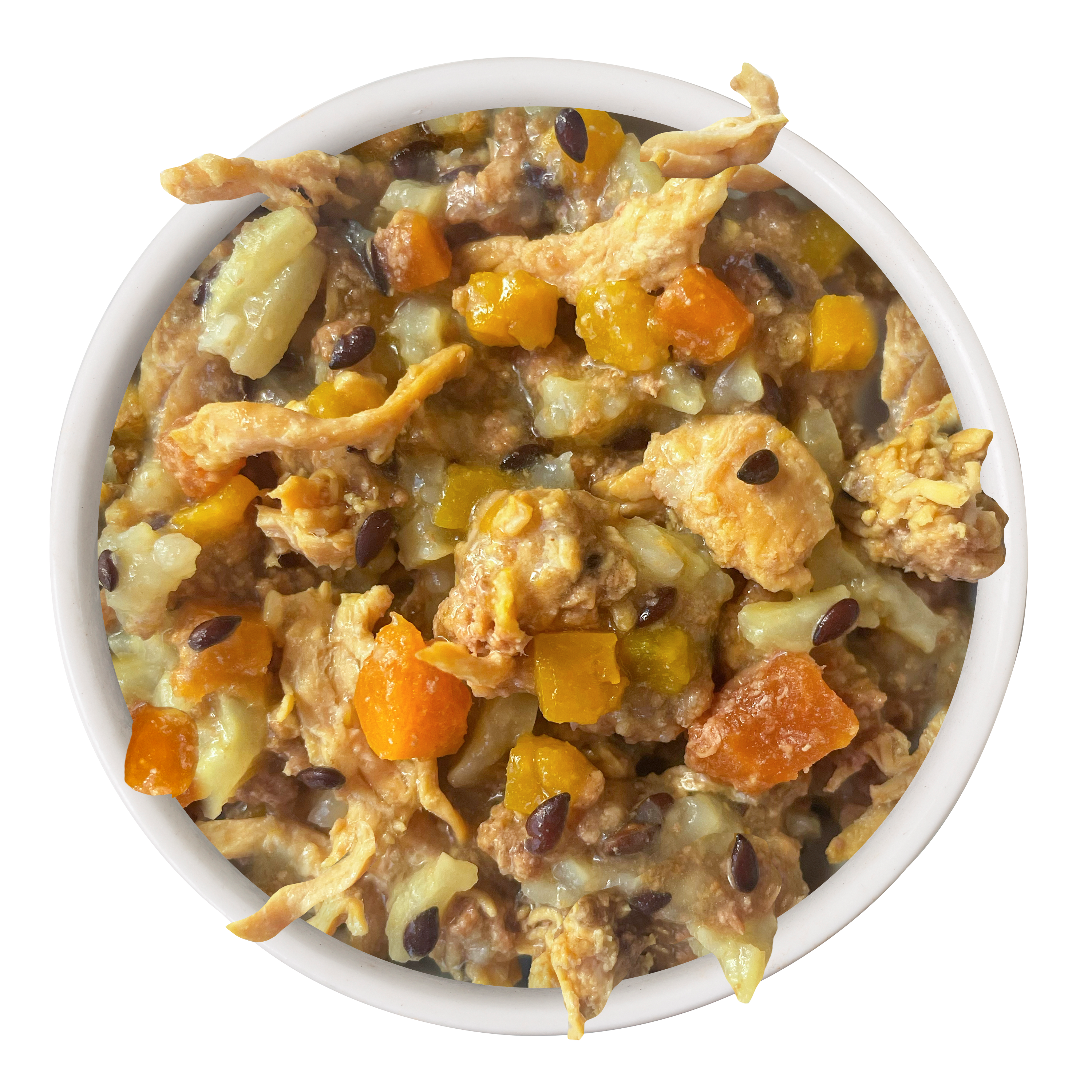 Awesome Belly Chicken Breast, White Rice & Pumpkin Recipe with Papaya, Turmeric & Ginger