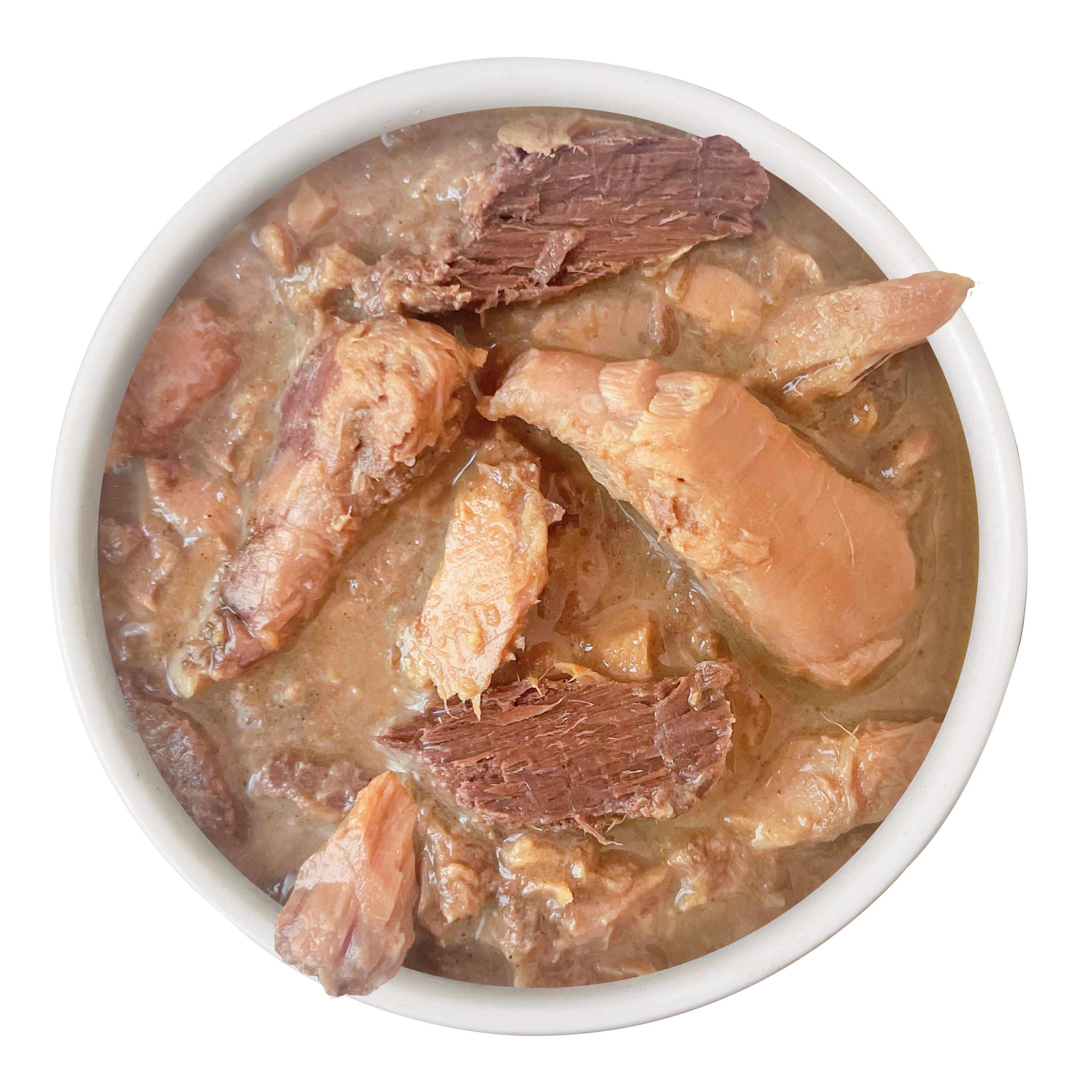 Tuna & Salmon Shreds in Broth
