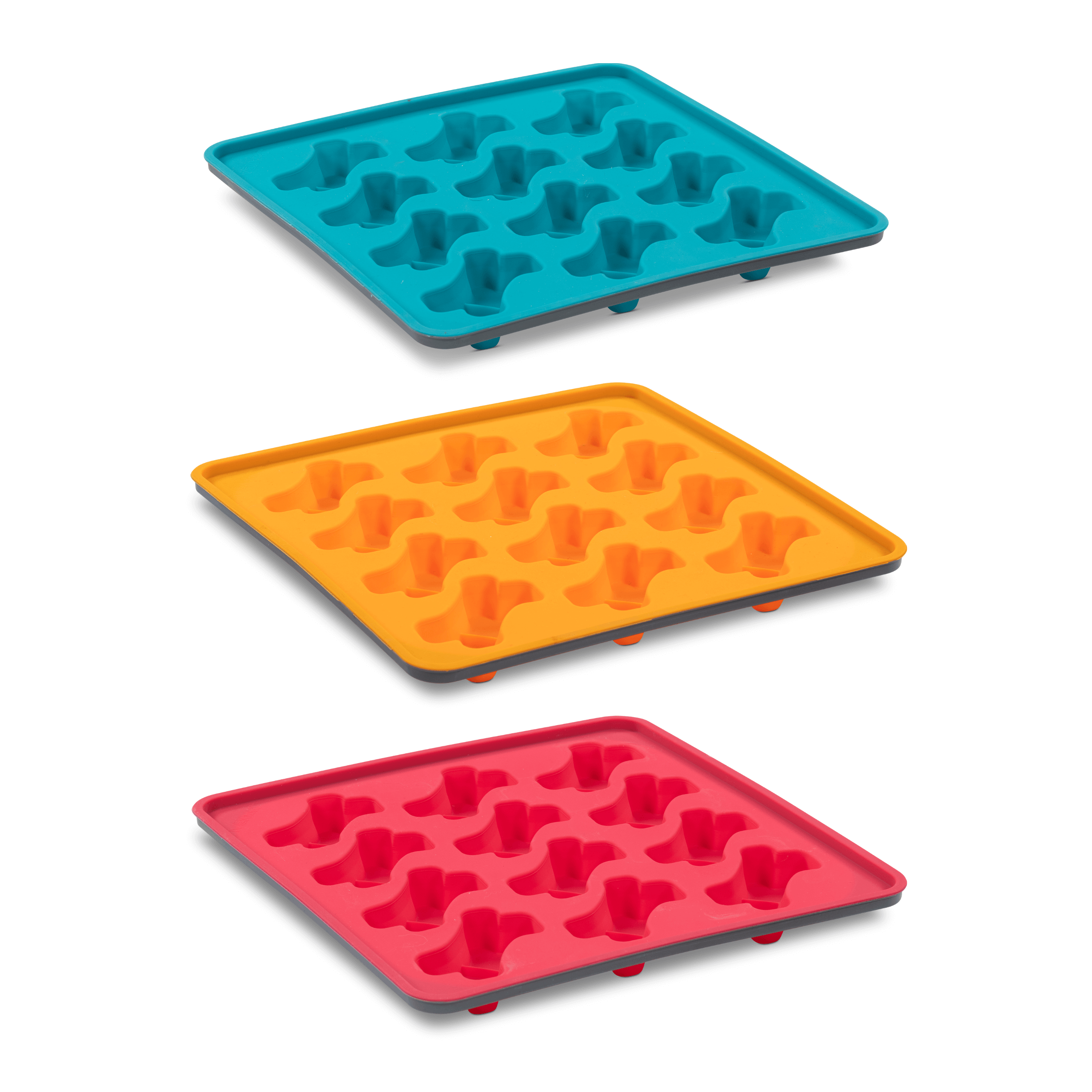 Framed "Spill Resistant" Silicone Dog Treat Mold, 9.5" x 9.5"