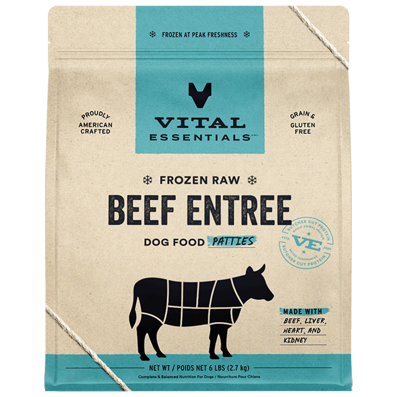 Vital Essentials Raw Beef Patties (In Store Pick Up Only)