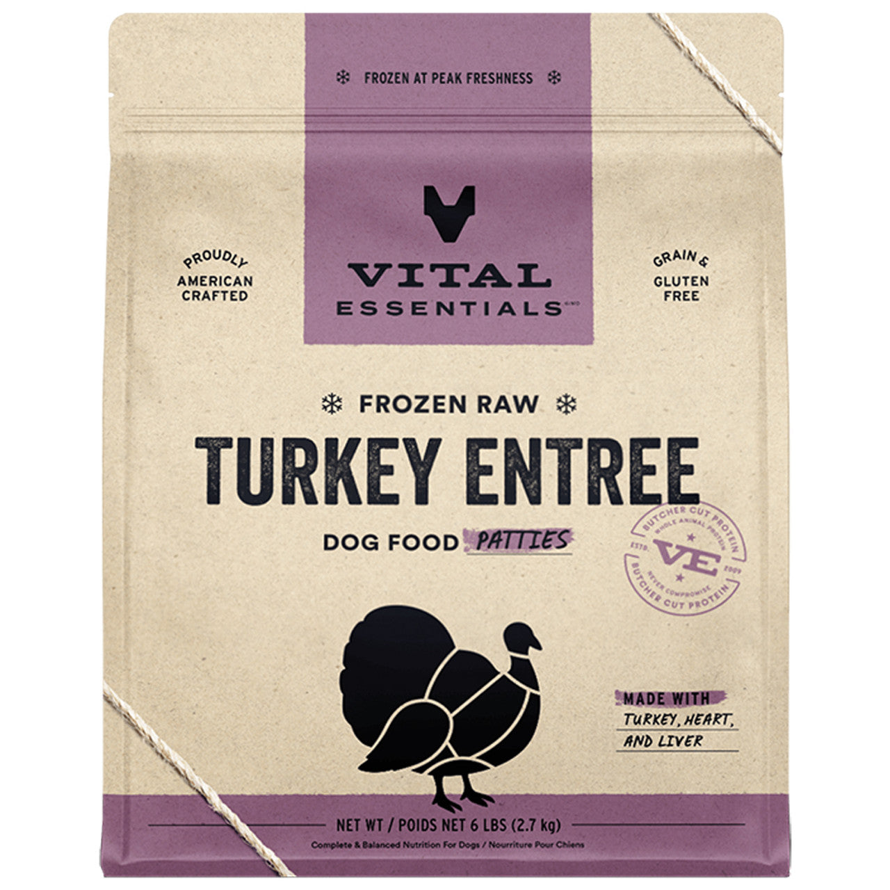 Vital Essentials Raw Turkey Patties (In Store Pick Up Only)