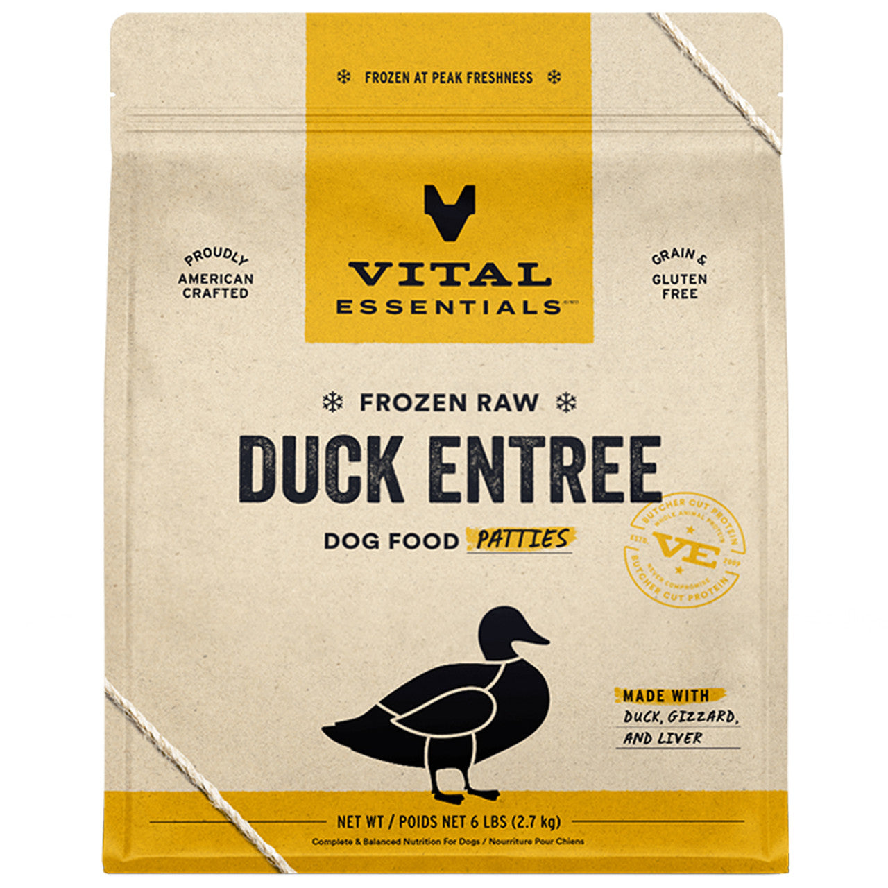 Vital Essentials Raw Duck Patties