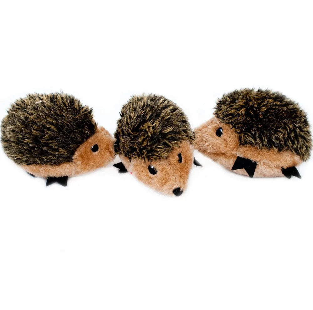 Zippy Paws Miniz Hedgehogs Dog Toy 3pk