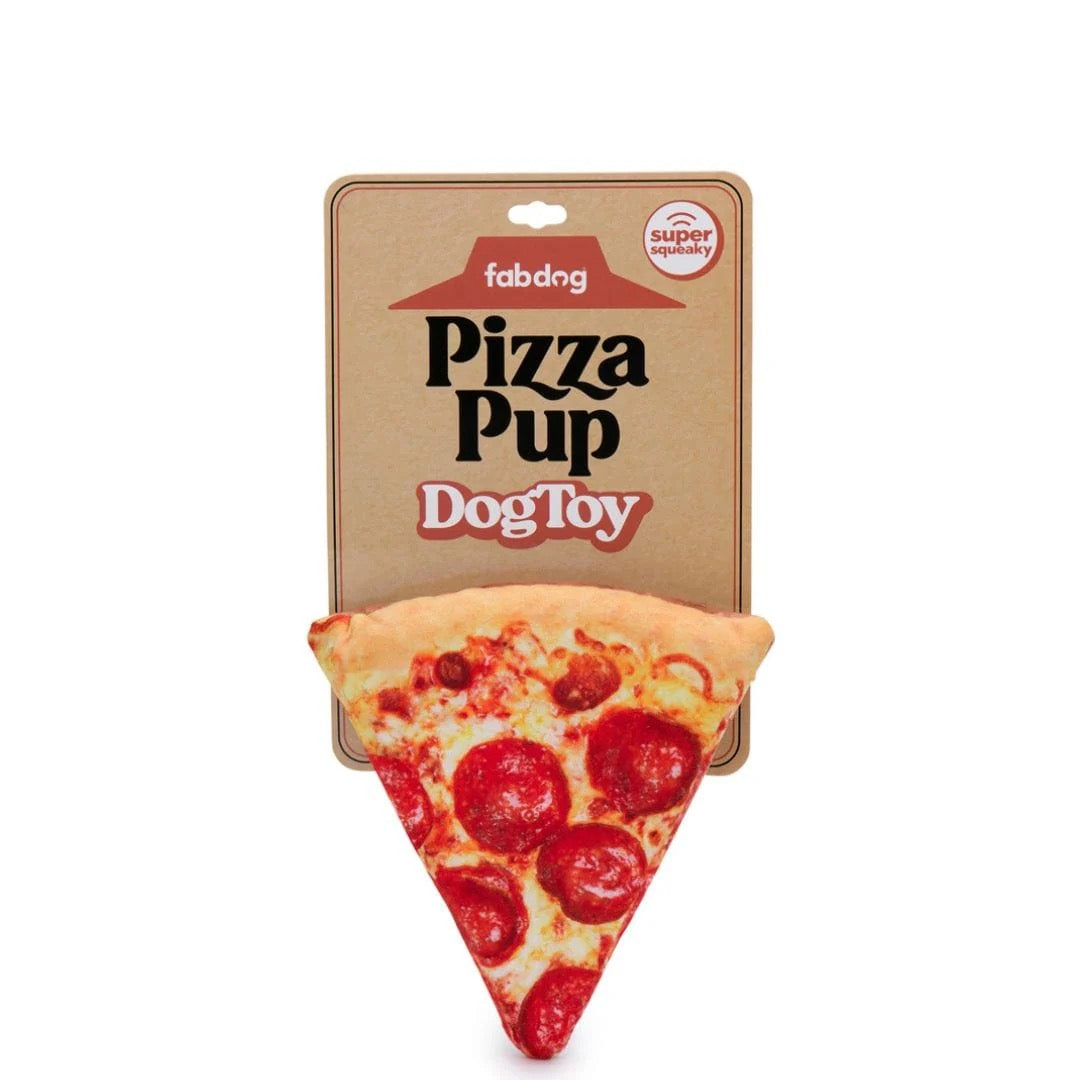Fabdog Pizza Pup Slice Toy