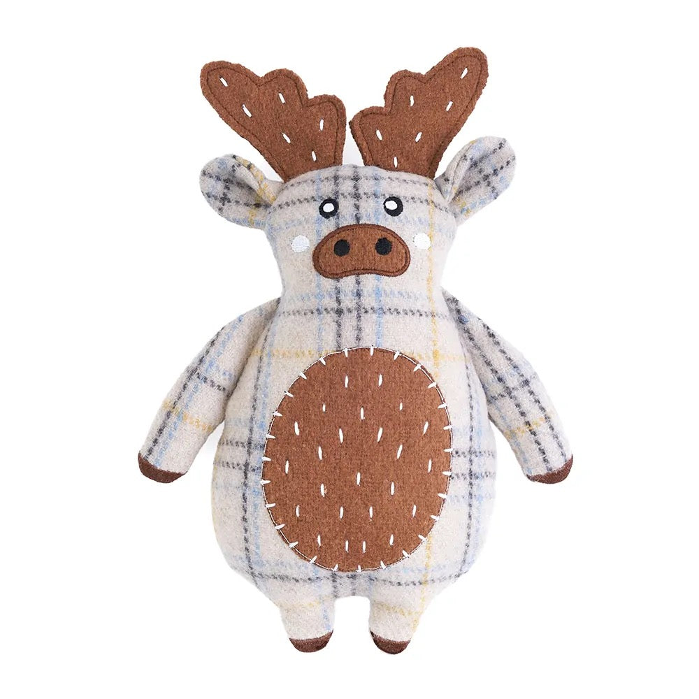 Zippy Paws ecoZippy Cotton Cuddler Moose Toy