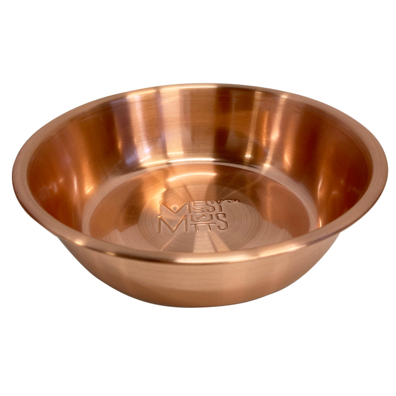 Stainless Steel Copper Colored Bowl for Silicone Bowl Holders and Totally Pooched Feeders
