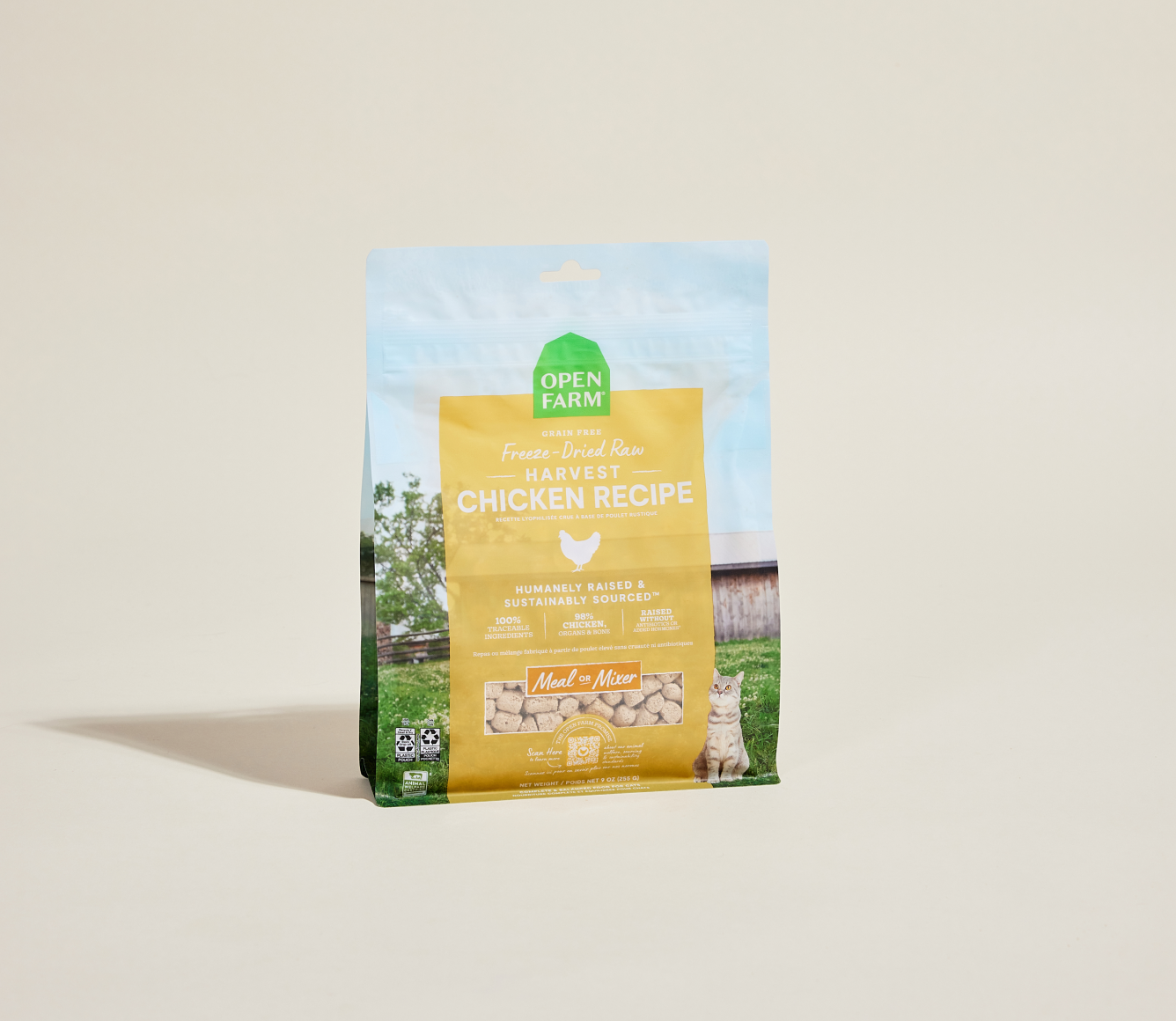 Harvest Chicken Freeze Dried Raw Morsels for Cats