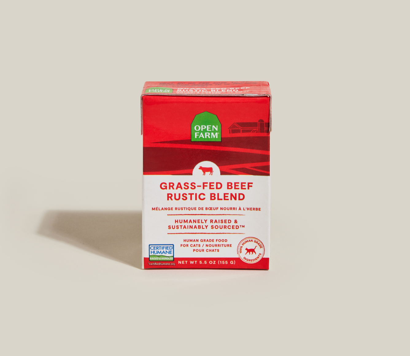 Grass-Fed Beef Rustic Blend Wet Cat Food