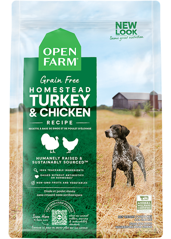 Homestead Turkey & Chicken Grain-Free Dog Kibble