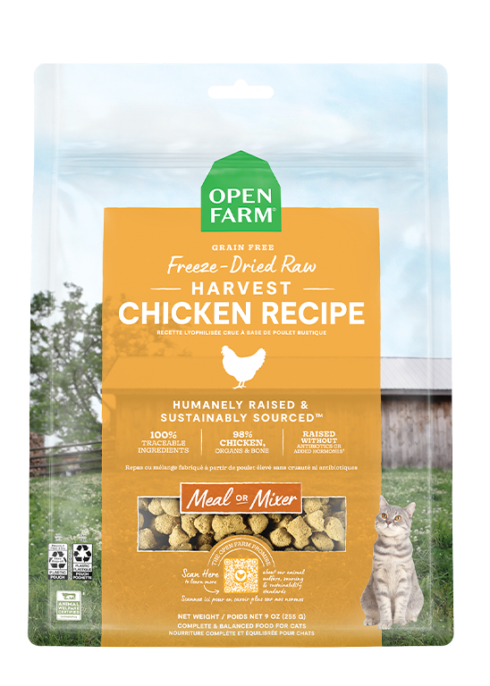 Harvest Chicken Freeze Dried Raw Morsels for Cats