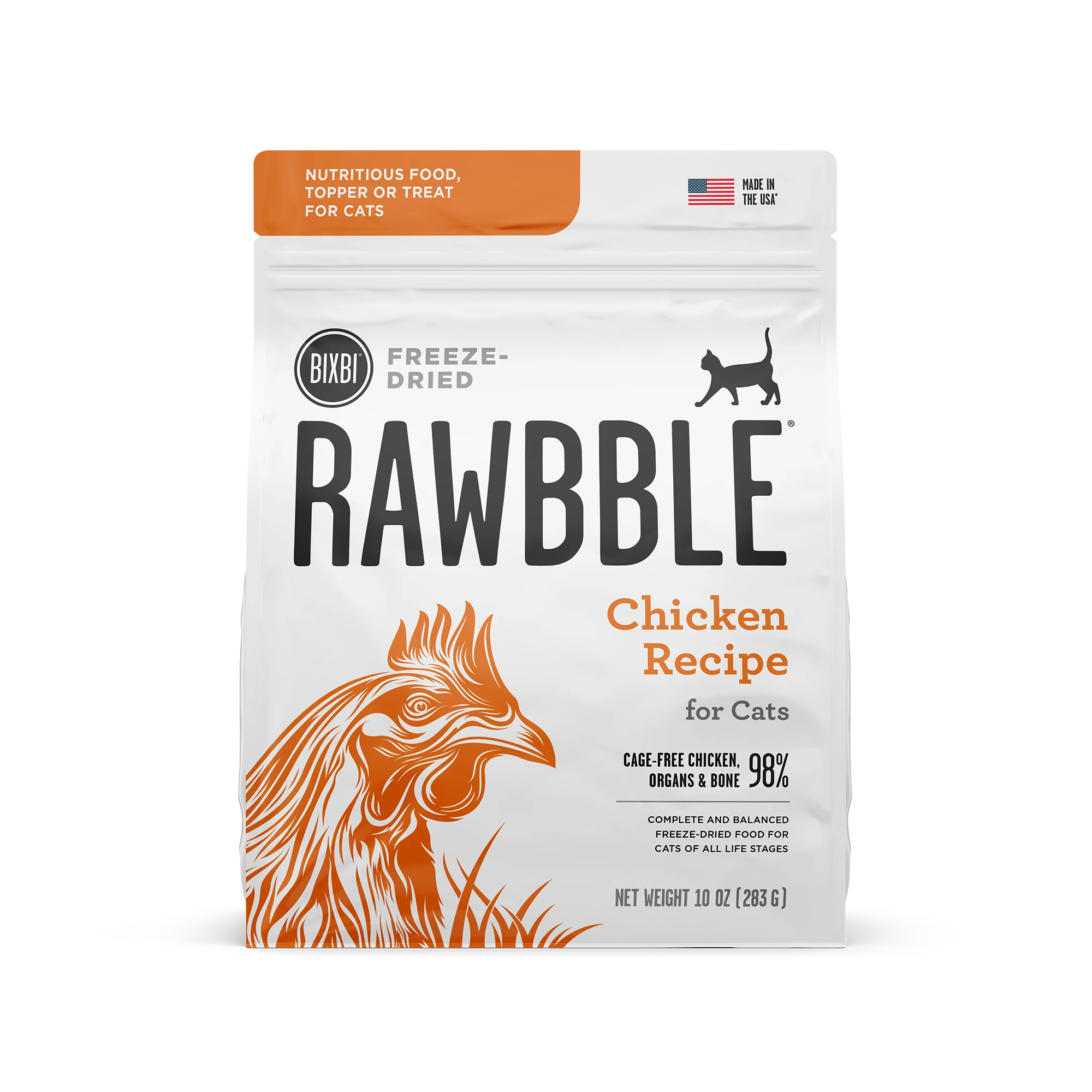 Rawbble® Freeze-Dried Food for Cats - Chicken Recipe