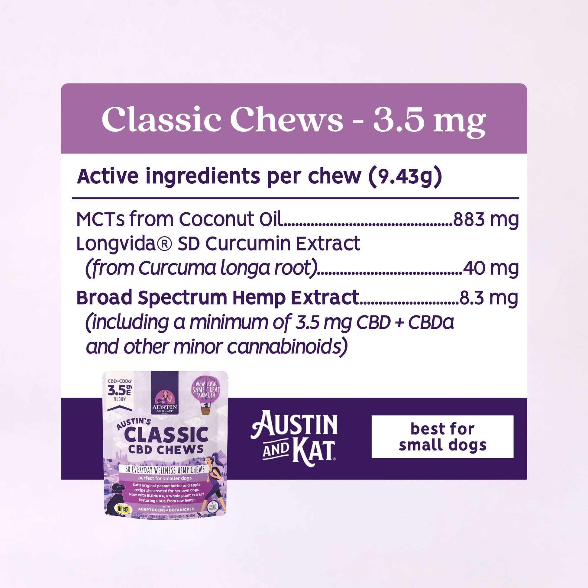 Classic CBD+CBDa Chews