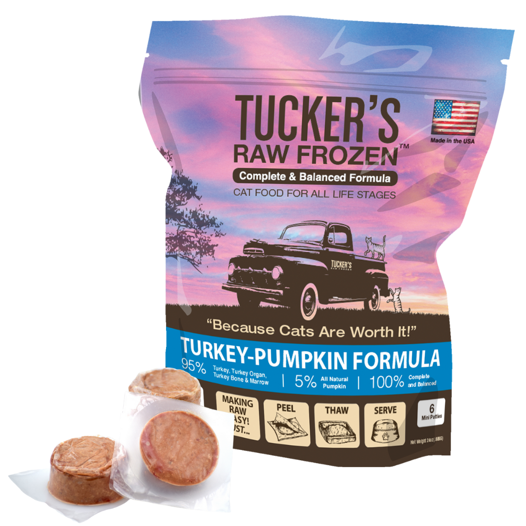 Raw turkey food for cats