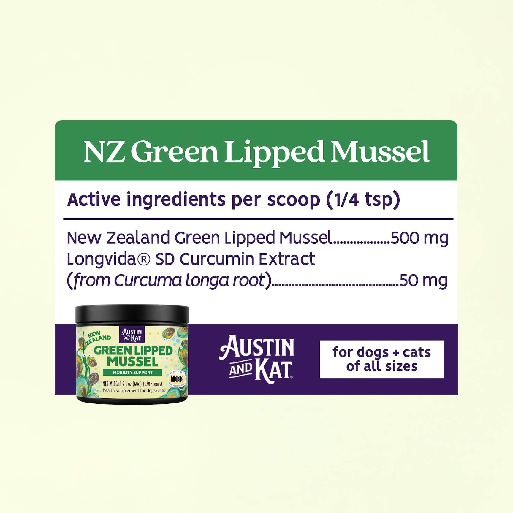 Green Mussel & Turmeric