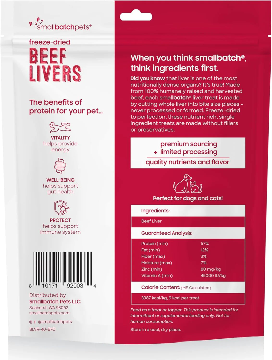 FreezeDried Beef Livers