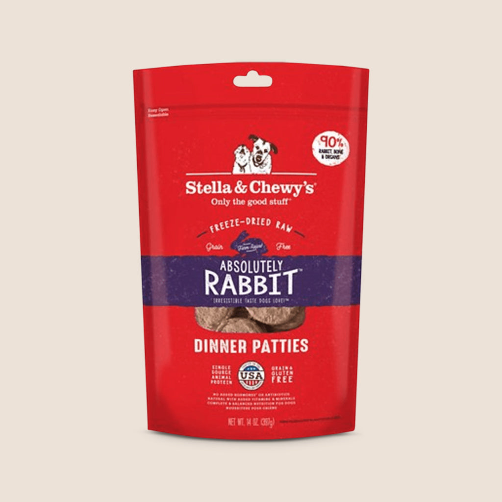 Stella & Chewy's Freeze-Dried Patties - Absolutely Rabbit Recipe