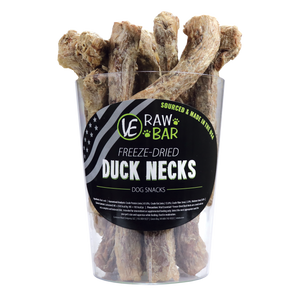 VE RAW BAR Freeze-Dried Duck Necks freeshipping - The Good Dog Store