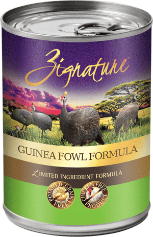 Zignature Guinea Fowl Formula Canned Dog Food 13oz freeshipping - The Good Dog Store