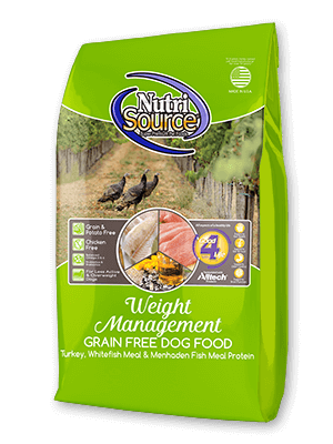 NutriSource Grain Turkey & Whitefish Free Weight Management Dry Dog Food 15lb freeshipping - The Good Dog Store