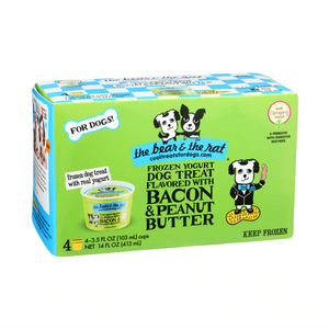 The Bear & The Rat Frozen Yogurt Bacon & Peanut Butter 4pk (Local Pickup Only) freeshipping - The Good Dog Store