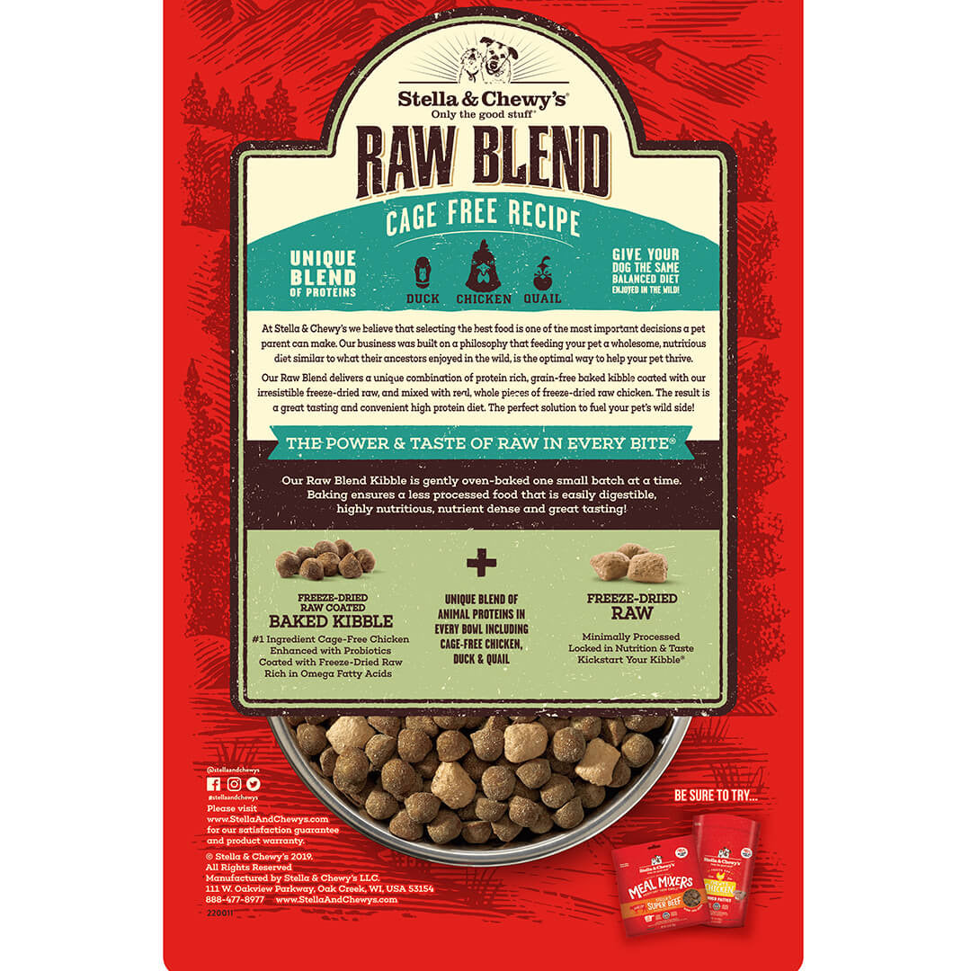 Stella & Chewy’s Raw Blend Cage Free for Dog freeshipping - The Good Dog Store