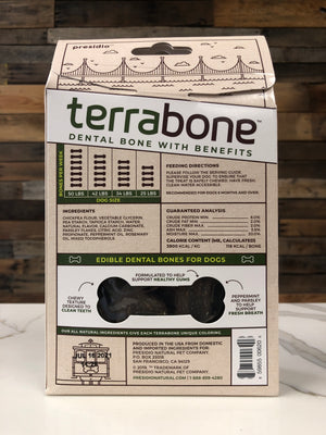 Terrabone Fresh Breath Medium Bone, 10 Count freeshipping - The Good Dog Store