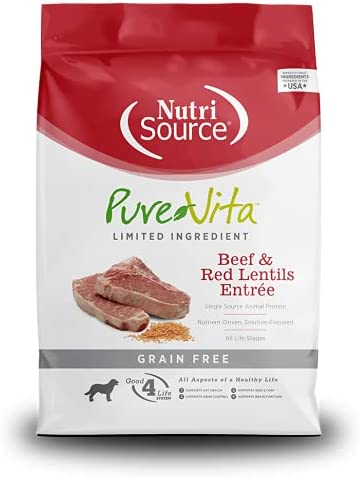 Nutri Source Pure Vita GF Beef & Red Lentils