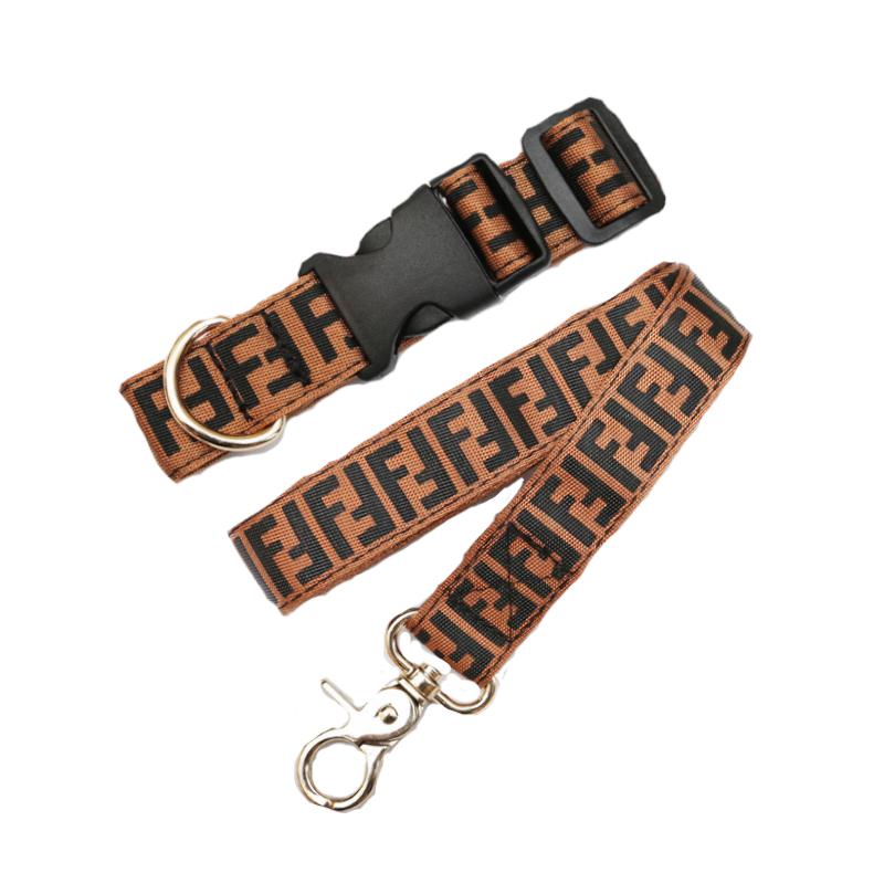 Fendi Collar And Leash freeshipping - The Good Dog Store