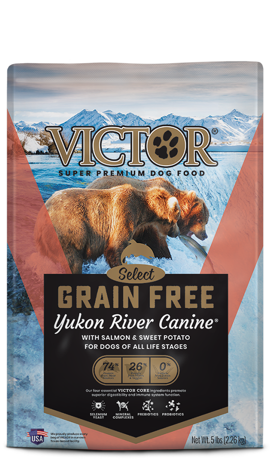 Victor Grain Free Yukon River Canine 30 lb freeshipping - The Good Dog Store
