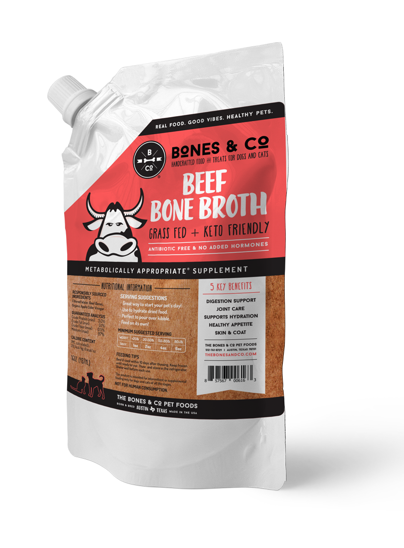 Bones & Co Dog Frozen Beef Bone Broth 16oz (IN STORE PICK UP ONLY)
