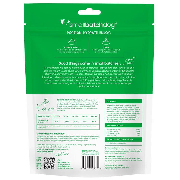 Duck Freeze Dried Small Bites