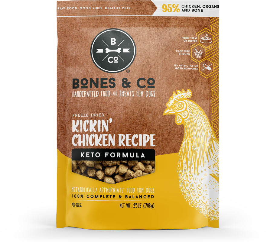Bones & Co Dog Freeze Dried Kickin' Chicken Bites 12oz