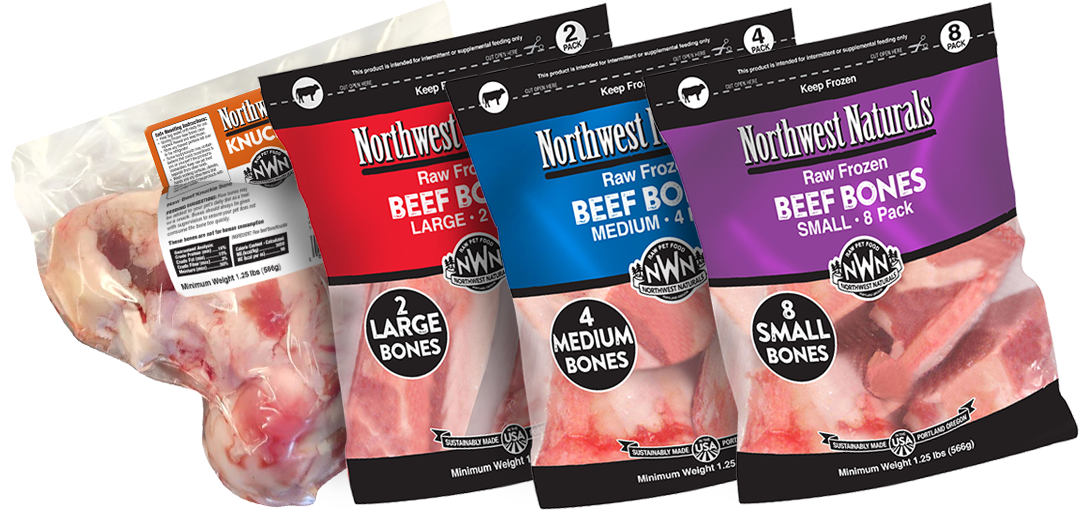 Northwest Dog Raw Frozen Beef Bones (IN STORE PICK UP ONLY)