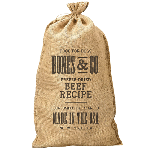 Bones & Co Dog Freeze Dried Beef Bites Bulk 7lbs
