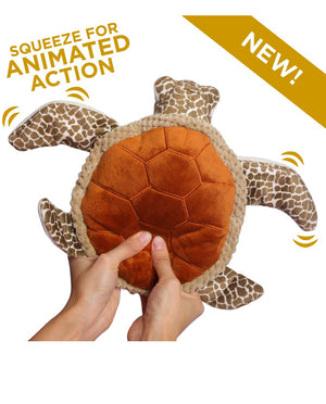 Tall Tails Animated Sea Turtle Toy 10"