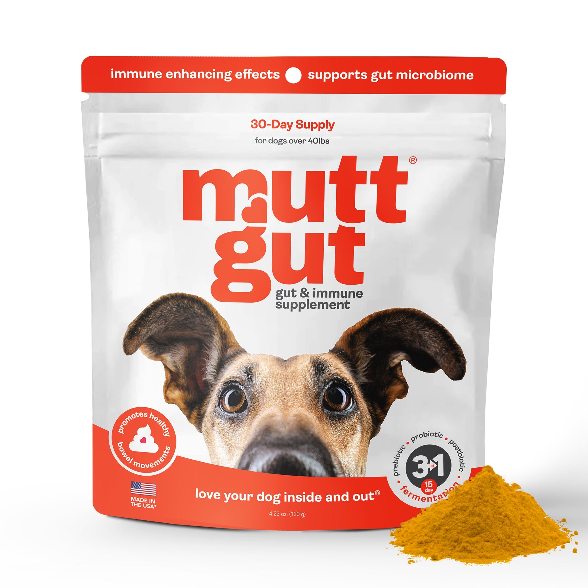 MuttGut® 120g For Dogs Under 40 Lbs