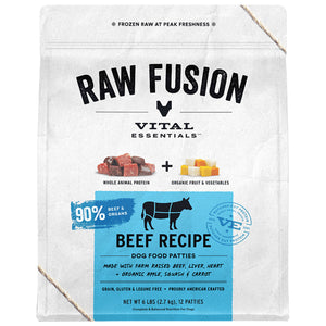 Vital Essentials Raw Fusion Beef Patties (In Store Only Pick Up)