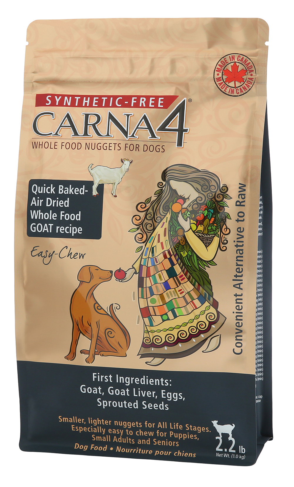 Carna4 Dog Easy Chew Goat Formula 20lbs
