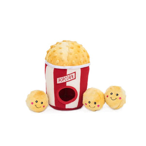 Zippy Paws Burrow Popcorn Bucket Dog Toy