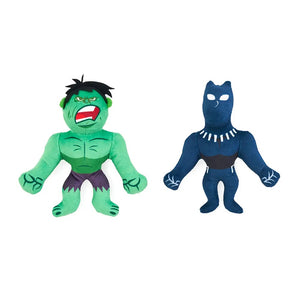 Zippy Paws Avengers Hulk & Black Panther Plush 2pk