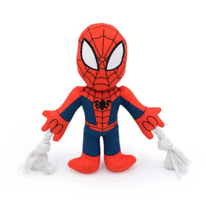 Zippy Paws Marvel Rope Spider Man Plush Dog Toy