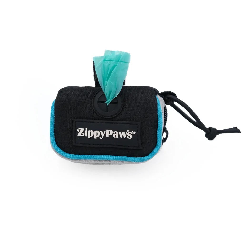 Zippy Paws Adventure Leash Bag, Teal