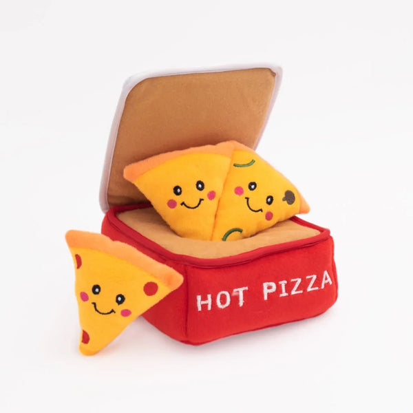 Zippy Paws Burrow Pizza Box Dog Toy – The Good Dog Store